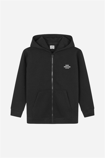 Mads Nørgaard Zip Hoodie - Standard Hudini - Svart